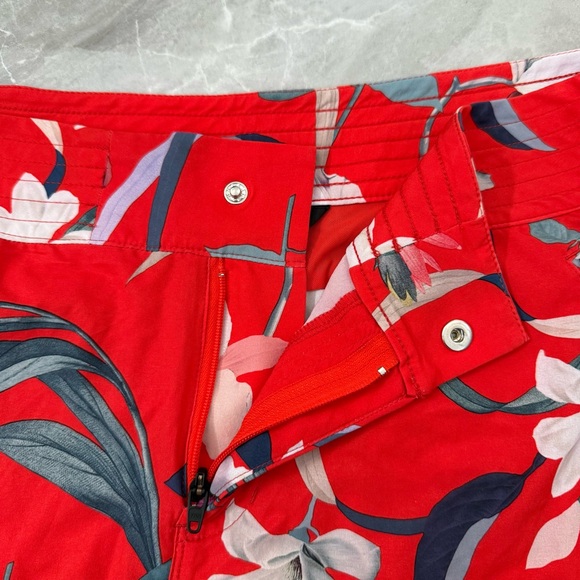 Women’s Athleta Hudson Floral Board Shorts Swim Pockets Plus Size 16 - Picture 6 of 16